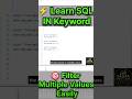 SQL IN Operator Explained | WHERE Clause in MySQL