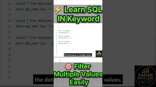 SQL IN Operator Explained | WHERE Clause in MySQL