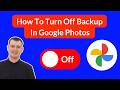 Disable Backup & Sync in Google Photos 📸