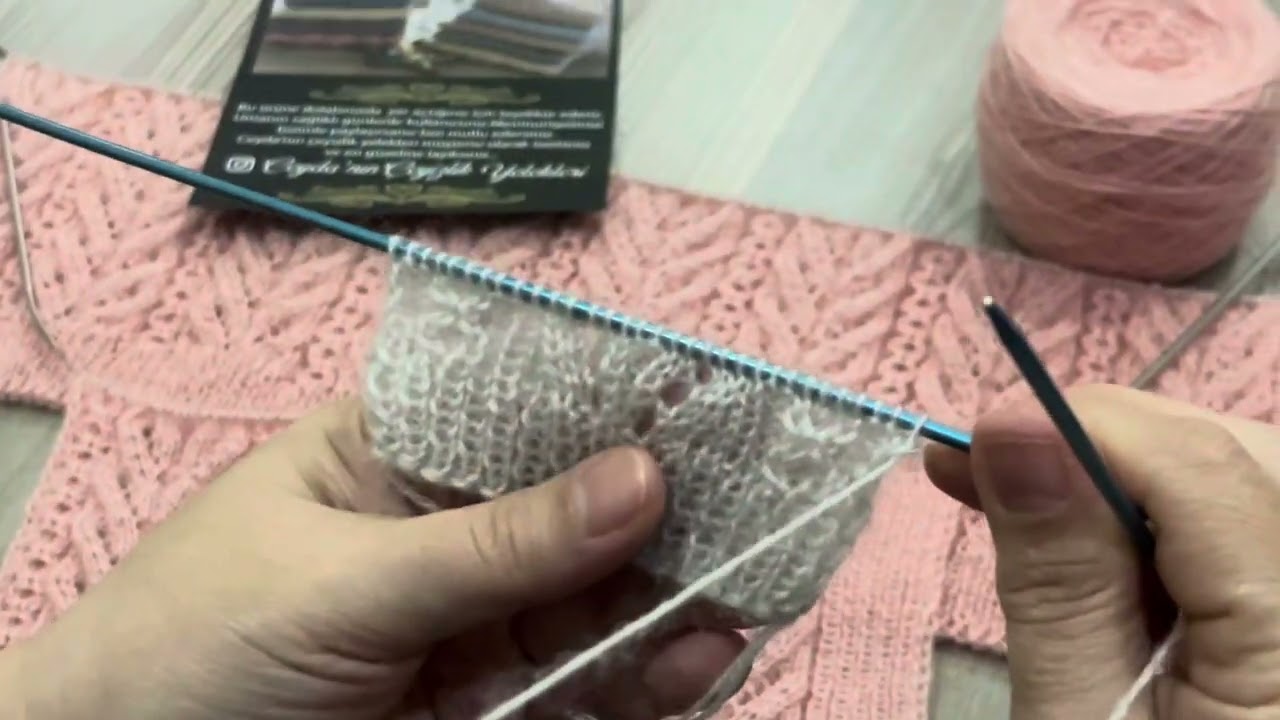 Çiftli yalancı burgular çeyizlik yelek modelimiz