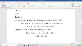 Actuarial SOA Exam P Sample Question 100 (once 146) Solution