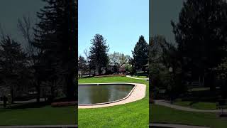 Exploring Sunken Gardens Park | Pella, Iowa Travel #shorts