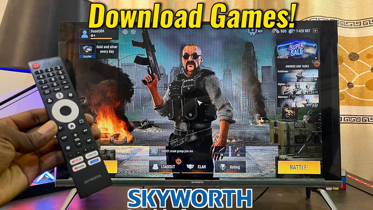 How to Download And Play Games on Skyworth TV