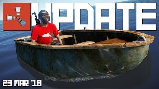 Row boats & modular vehicle news | Rust Update 23rd March 2018