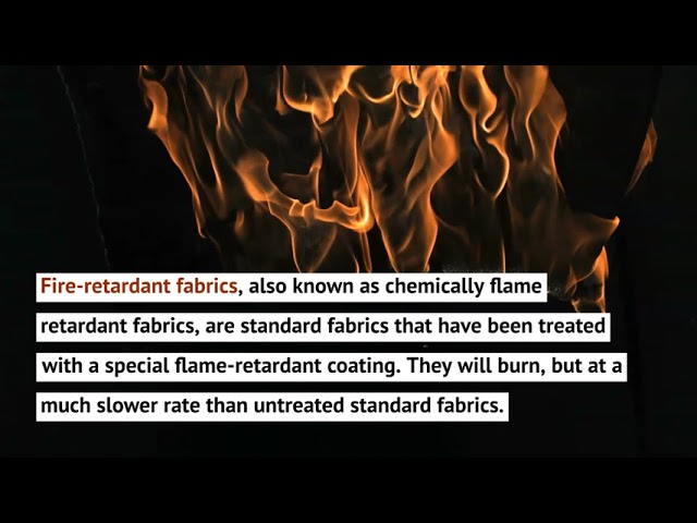 Fire-resistant fabric: A safe product for the industry