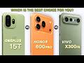 OnePlus 15T vs Honor 600 Pro vs vivo X300 FE