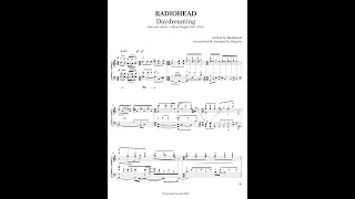 RADIOHEAD - Daydreaming [piano cover + sheet music]