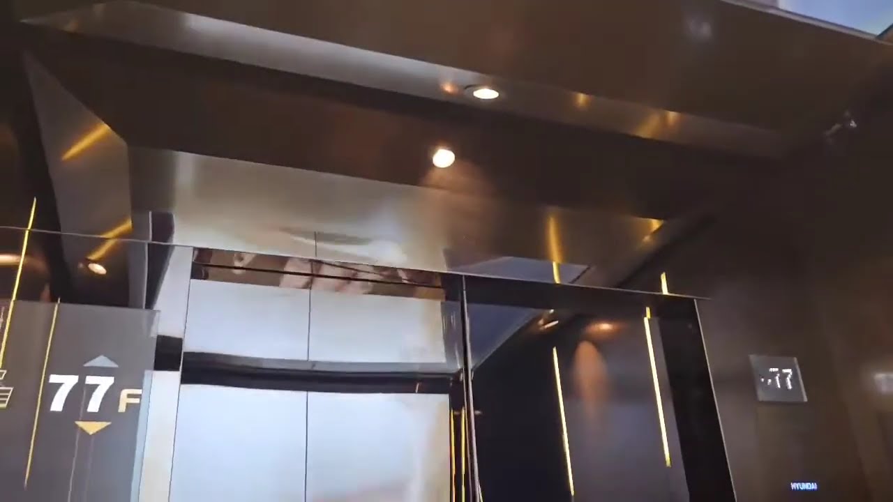 83타워 엘리베이터 2호기 현대엘리베이터 탑사기(재탑사)