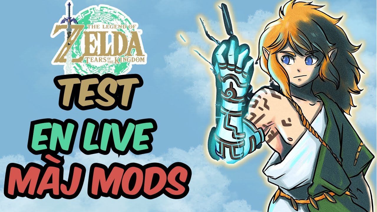 Zelda TOTK Test MàJ des mods En route vers le deuxieme temple YouTube