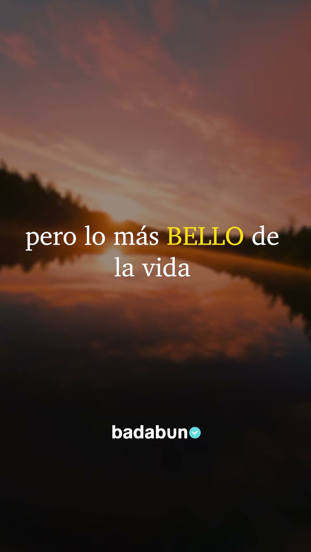 Lo más bello de la vida, está dentro de ti ?