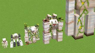 Iron Golem ALL PHASES in Minecraft