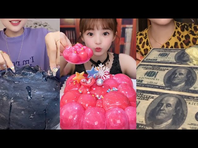 ASMR CREAMY CAKE MUKBANG |KWAI EATING SHOW CHINESE DESSERT