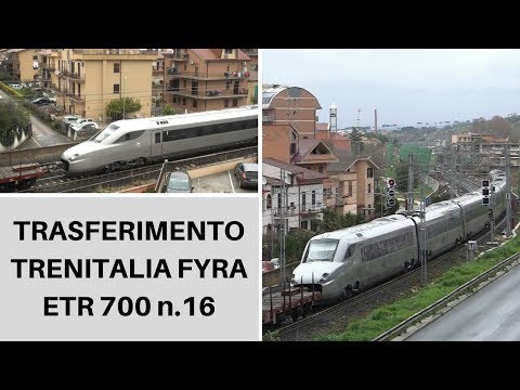 Trasferimento Fyra ETR 700 n.16 a Monterotondo