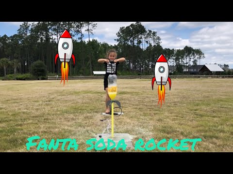 Soda Bottle Rocket Launch! How to Make a Soda Rocket