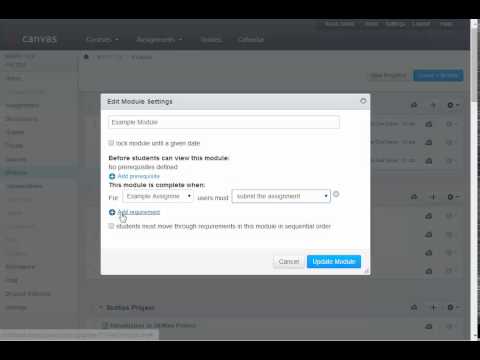 Adding Prerequisites