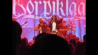 Korpiklaani feat Superstar Joey Severance of Tornado Predator&#39;s Saliva 1/22/16 Seinäjoki, Finland