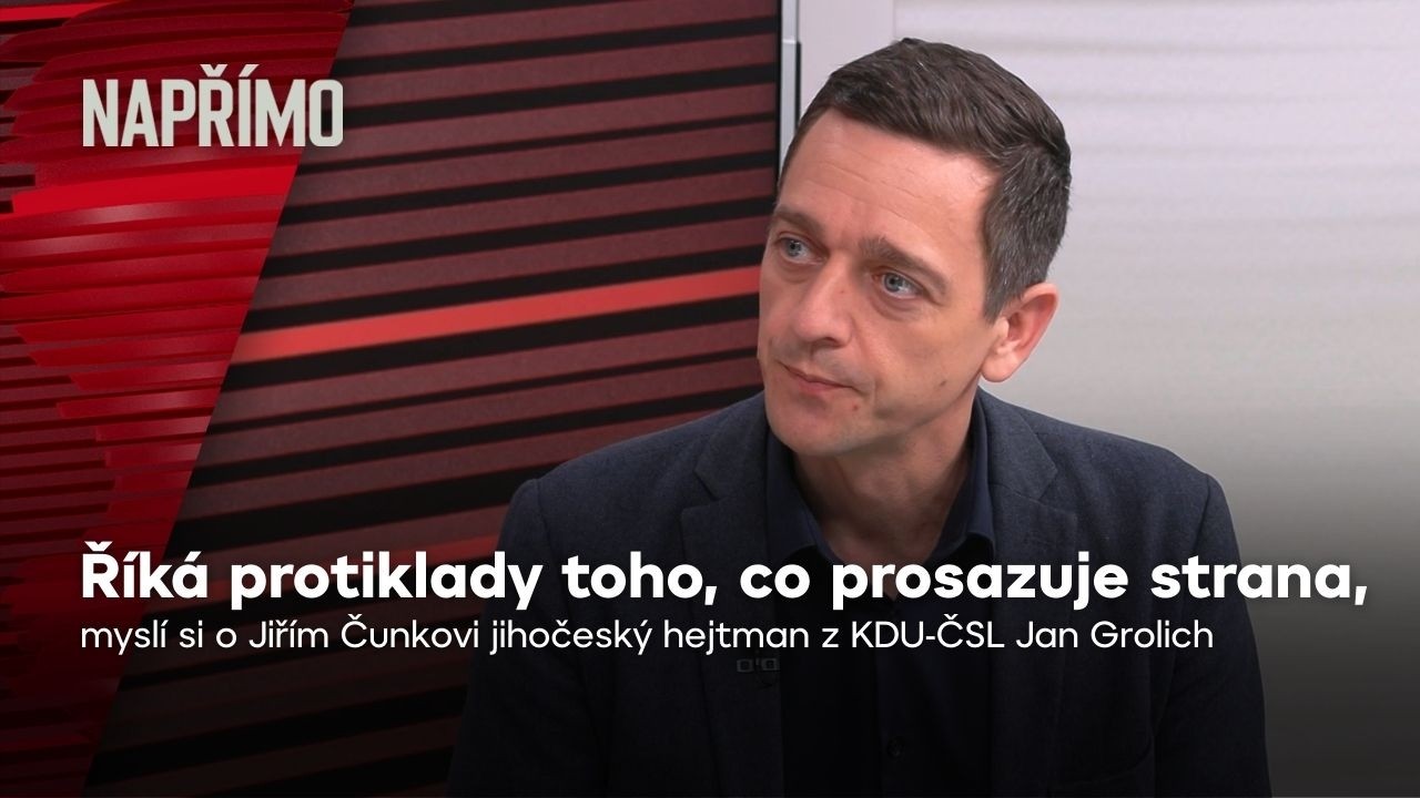 Grolich: Výroky Čunka nejsou v souladu s tím, co KDU-ČSL prosazuje | Napřímo