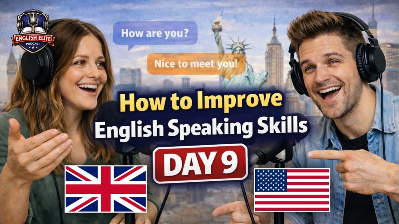 English Podcast For Learning English | Ep 9 | How To Improve English Speaking Skills | A2 English 