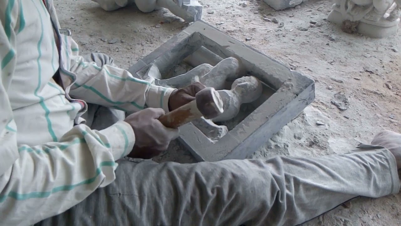 Traditional Handmade Indian Black Stone Erotic Statues for Temple | Buy in India"