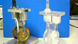 PLASTIC (ACRYLIC) STIRLING ENGINE