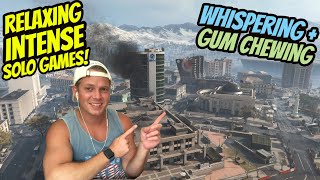ASMR Gaming: COD Warzone | Relaxing Intense Solo Gameplay! - Gum Chewing & Whispering