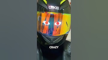 This helmet can change your eye colors