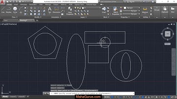 How to Move an object in AutoCAD- Move Command- Move object AutoCAD Tutorial
