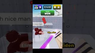 Playing rivals with my subscriber #shorts #roblox #rivals #robloxrivals