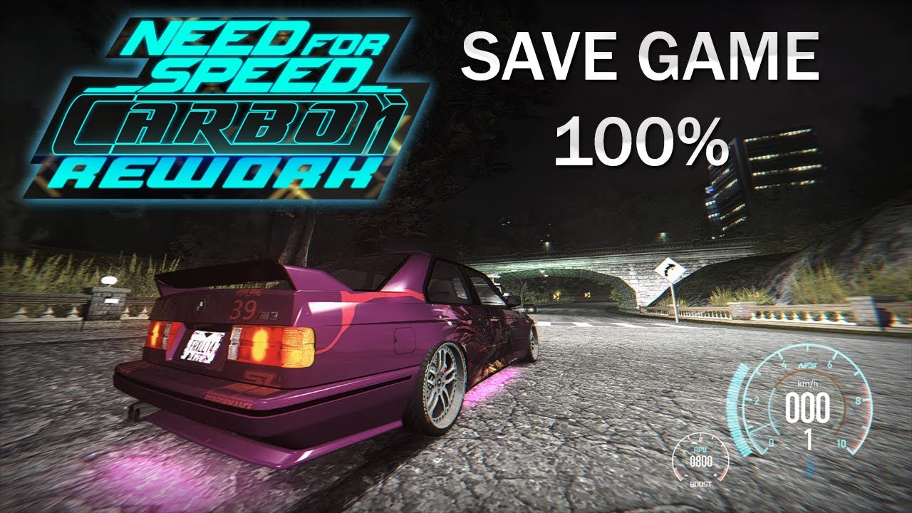 NFS Carbon Rework Mod: Save Game 100% #NFSDriftShorts - YouTube