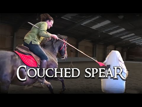 Lance or spear? How to use a lance or spear from horseback. What&rsquo;s the difference? (We try it out).