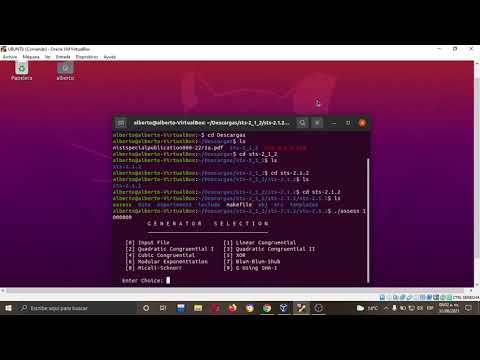Tutorial funcionamiento general de sts del NIST