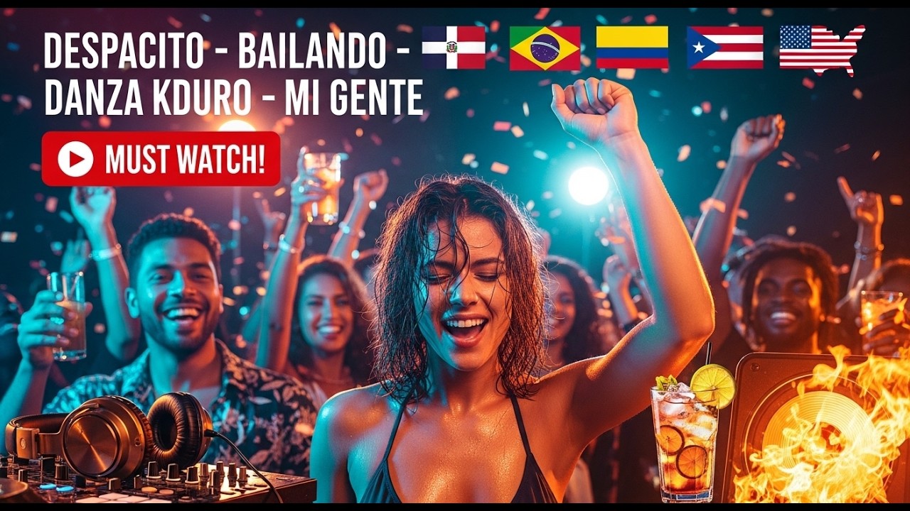 Despacito, Bailando, Danza Kuduro, Mi Gente | Latin EDM Summer Party Cover Mix 2025