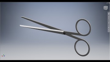 Học inventor cơ bản: Vẽ cái kéo bằng inventor