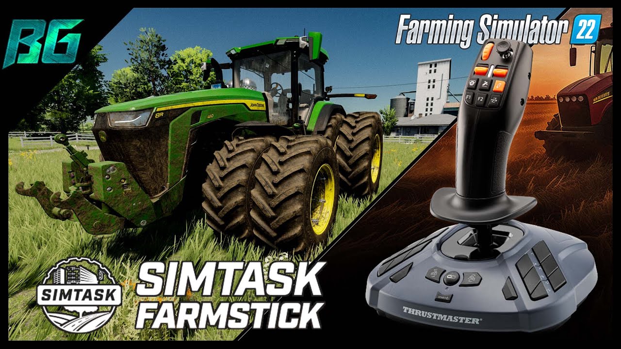 New Thrustmaster Joystick for Farming Preview #farmingsimulator22 
