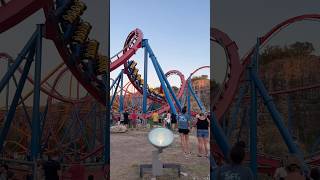 Throwback when I got to do a walk back for SUPERMAN! #shorts #fyp #rollercoaster