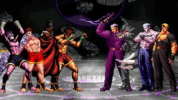 [KOF Mugen] Joe Higashi Team vs Ryuji Yamazaki Team