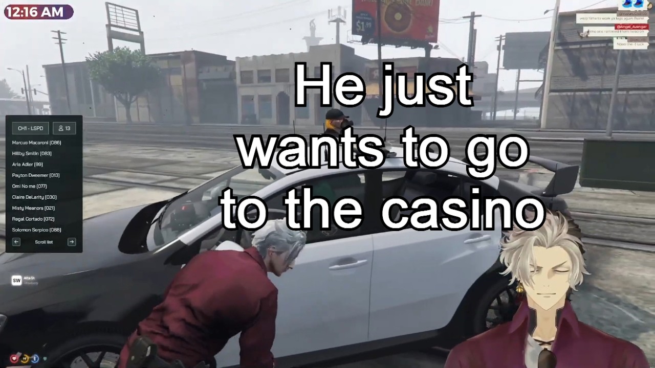 Hot pursuit (to the casino) - GTA District V Day 1 (Crimzon Ruze POV)