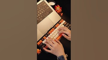 🍊🍊🍊ASMR Typing Sound---Kemove K68 Black and Orange Keycaps #kemove #keyboard #asmr