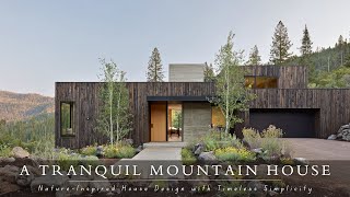 A Tranquil Mountain House Nature Inspired House Design With Timeless Simplicity