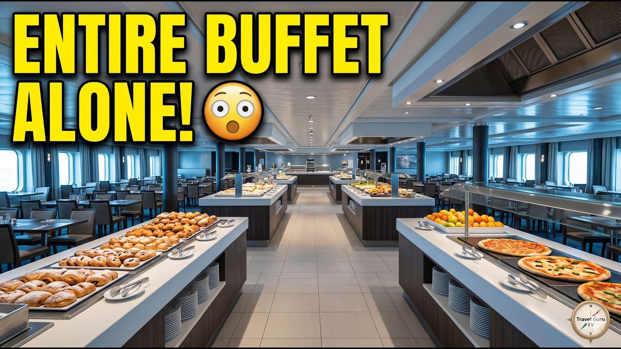 I Had the ENTIRE Cruise Buffet to Myself! 😲 (Costa Serena)