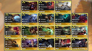 S16 ALL 5-Cost 3-Star!⭐⭐⭐