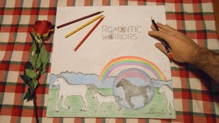 Drawing the album cover of Romantic warriors (Modern Talking)