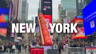 New York City LIVE Manhattan Times Square Hot Dog (April 30, 2024) screenshot 4