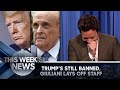 Trump’s Still Banned from Facebook, Giuliani Lays Off Entourage: This Week’s News | The Tonight Show