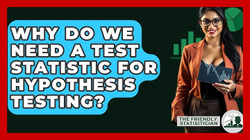 Why Do We Need A Test Statistic For Hypothesis Testing? - The Friendly Statistician