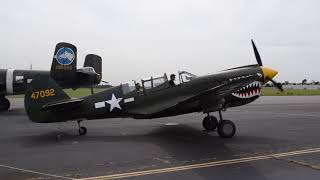 P-40 Warhawk Startup