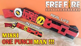 Buat Shotgun M1887 One Punch Man  Dari Kayu  Garena Free Fire
