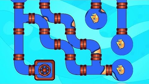 Level 1996-2007//fish game pull the pin/rescues gameplay/save the fish