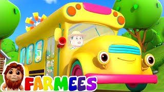 the wheels on the bus farmees nursery rhymes kids songs more kindergarten baby songs