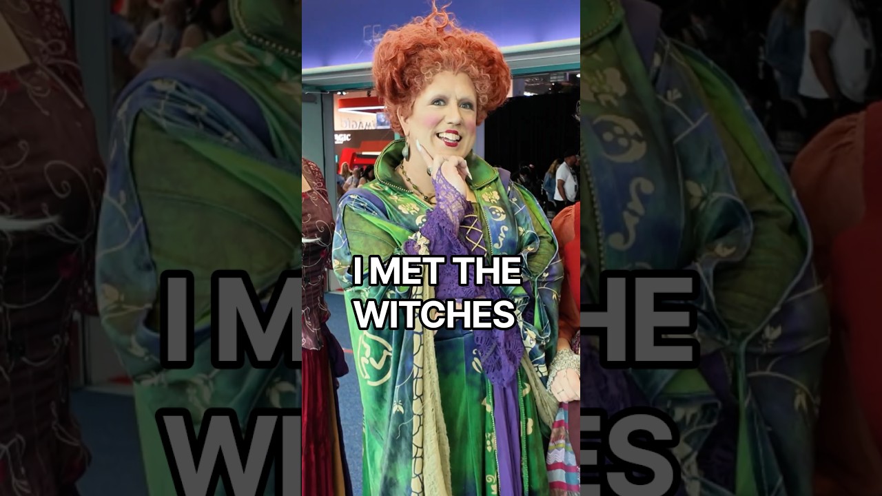 It's just a bunch of hocus pocus ✨The witches from @hocuspocuslive were bewitching D23 #hocuspocus